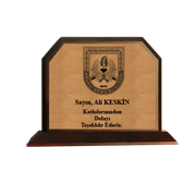 Ah�ap Plaket
